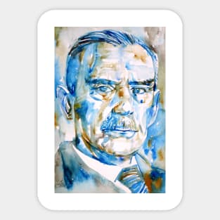 THOMAS MANN - watercolor portrait Sticker